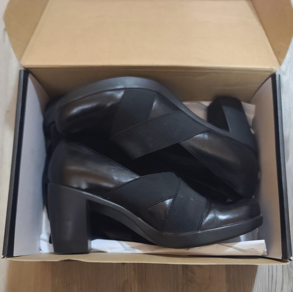 Dansko Tori Nappa Black Leather Pumps Heels Sz 39